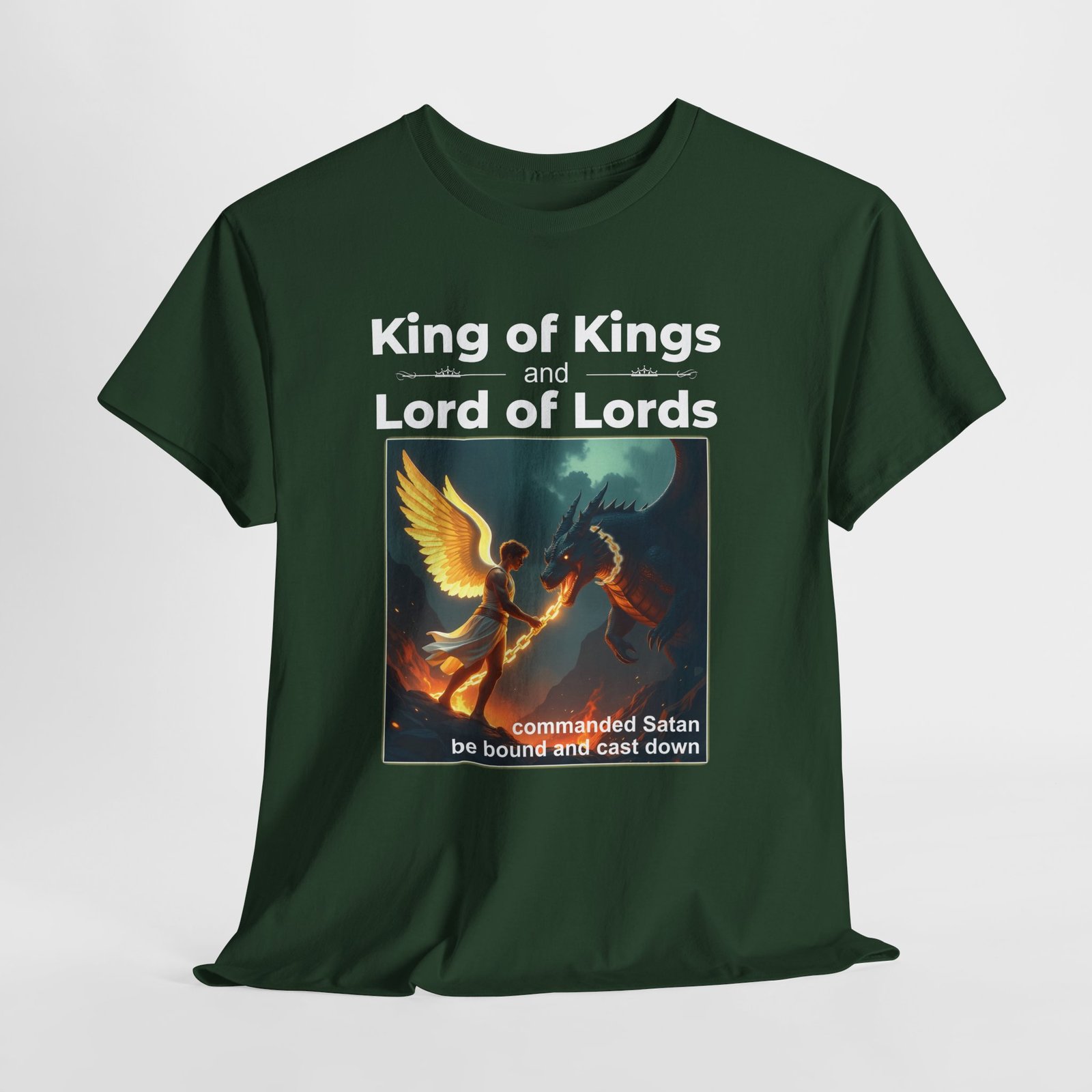 King of Kings and Lord of Lords-- Christian Faith T-Shirt - Image 3