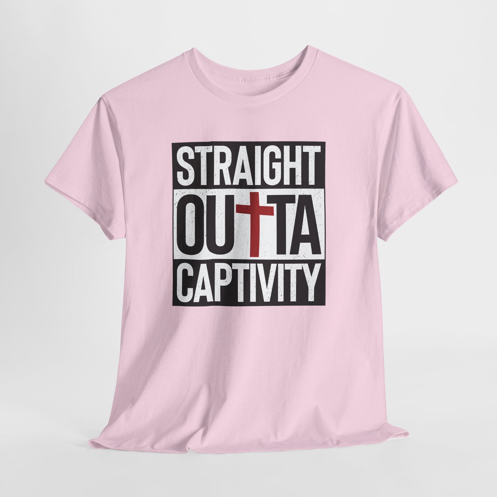 STRAIGHT OUT OF captivity-- Christian Faith T-Shirt - Image 10