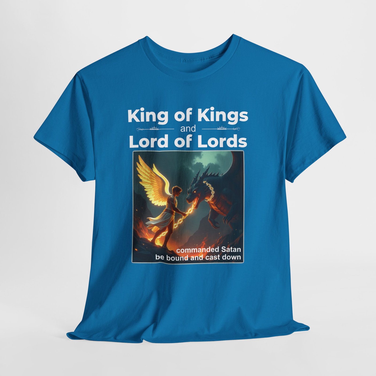 King of Kings and Lord of Lords-- Christian Faith T-Shirt - Image 4