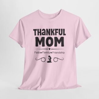 Thankful Praying Mom Line Art