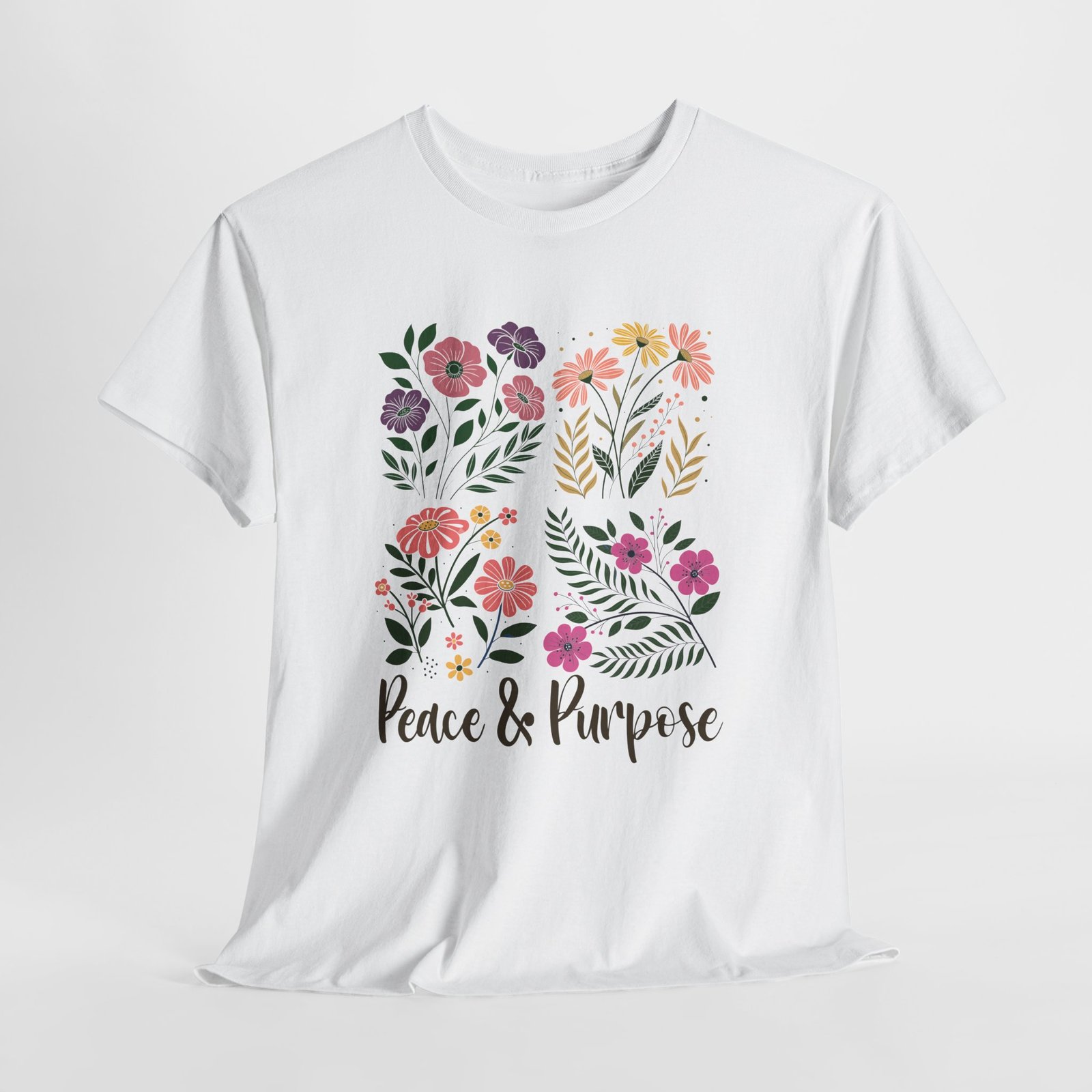Pease and purpose -- Christian Faith T-Shirt - Image 2