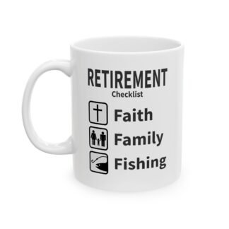 Personalized Retirement Checklist-- Mug