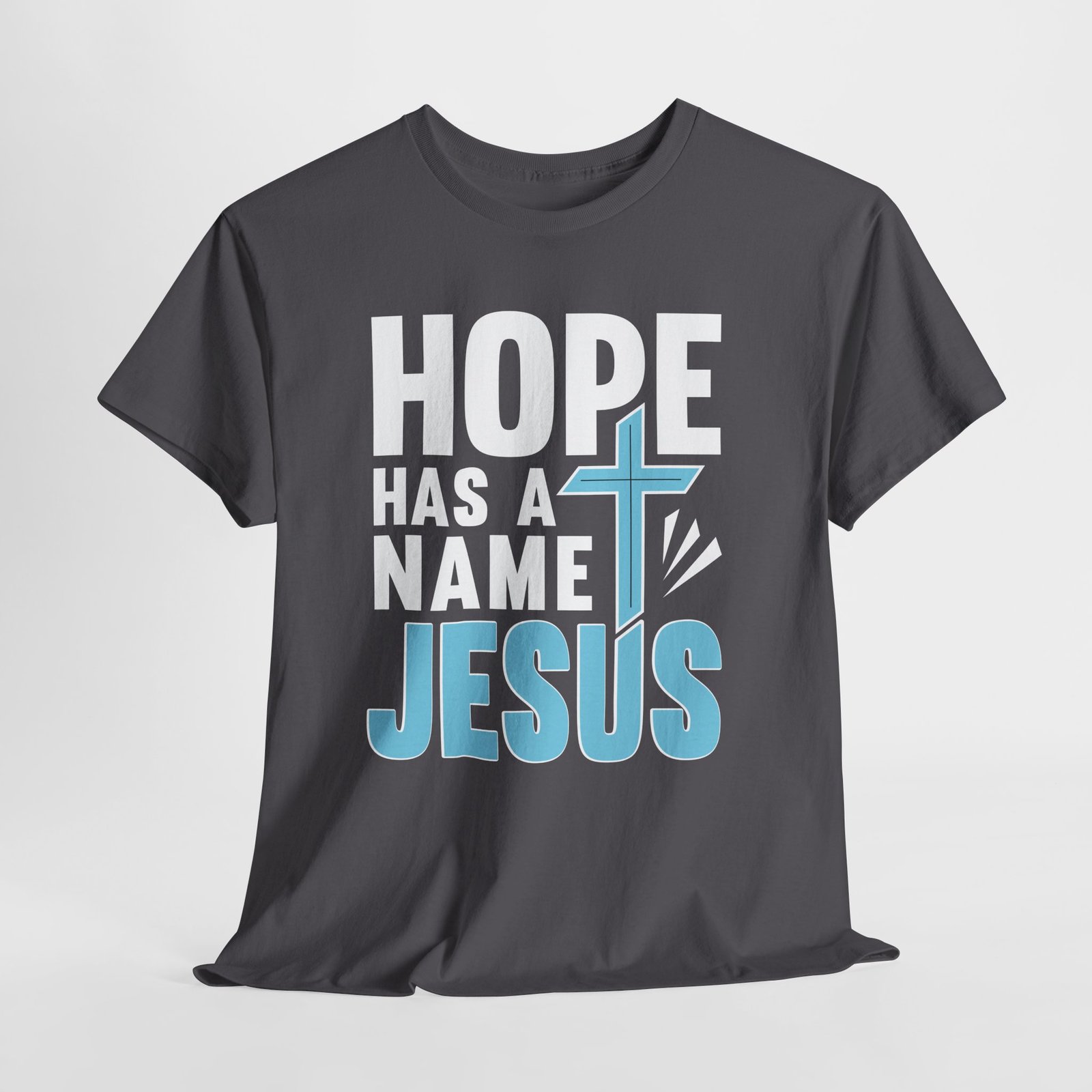 Hope has a name - Jesus with stylized Cross