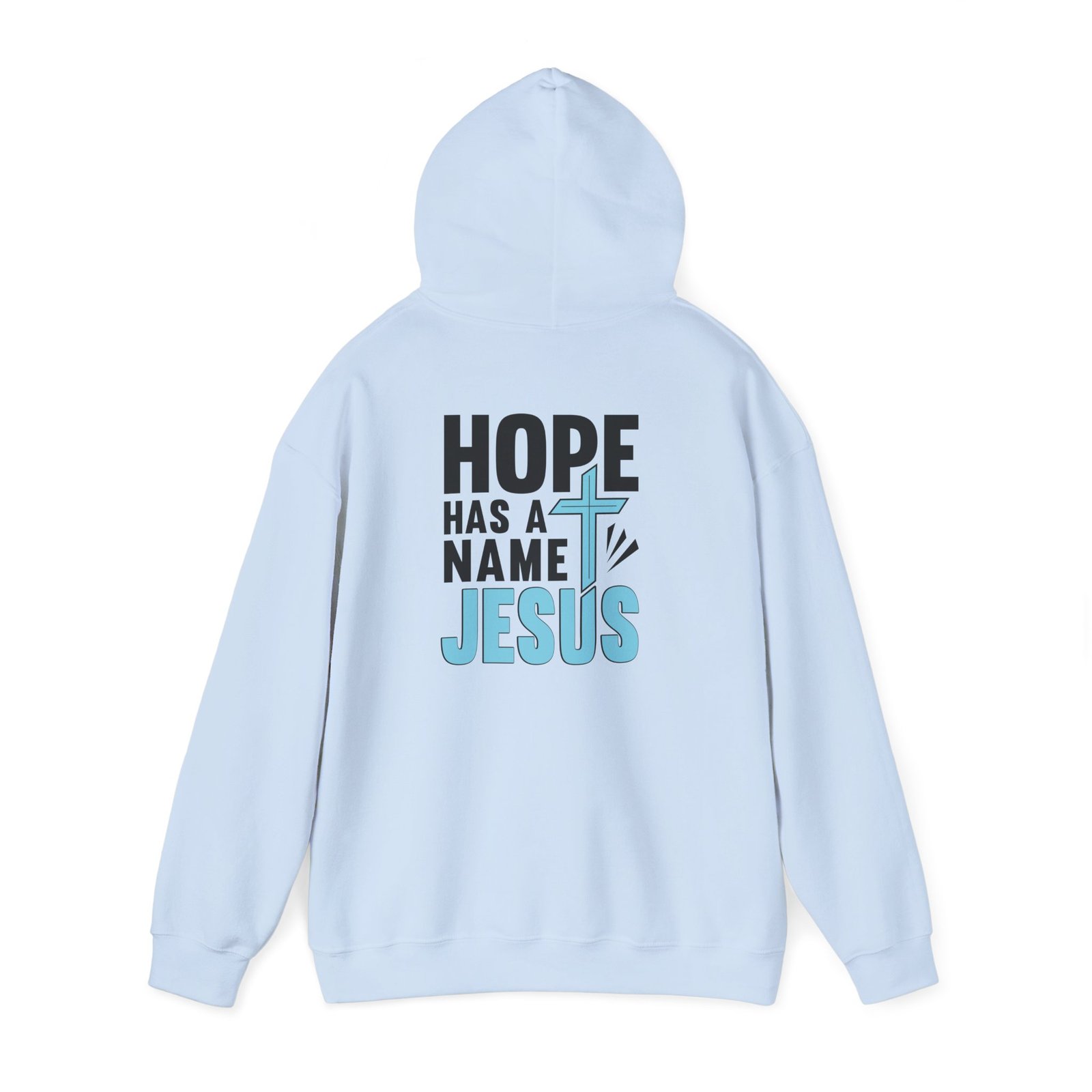 Hope has a name, Jesus - Hoodie Pullover - Image 5