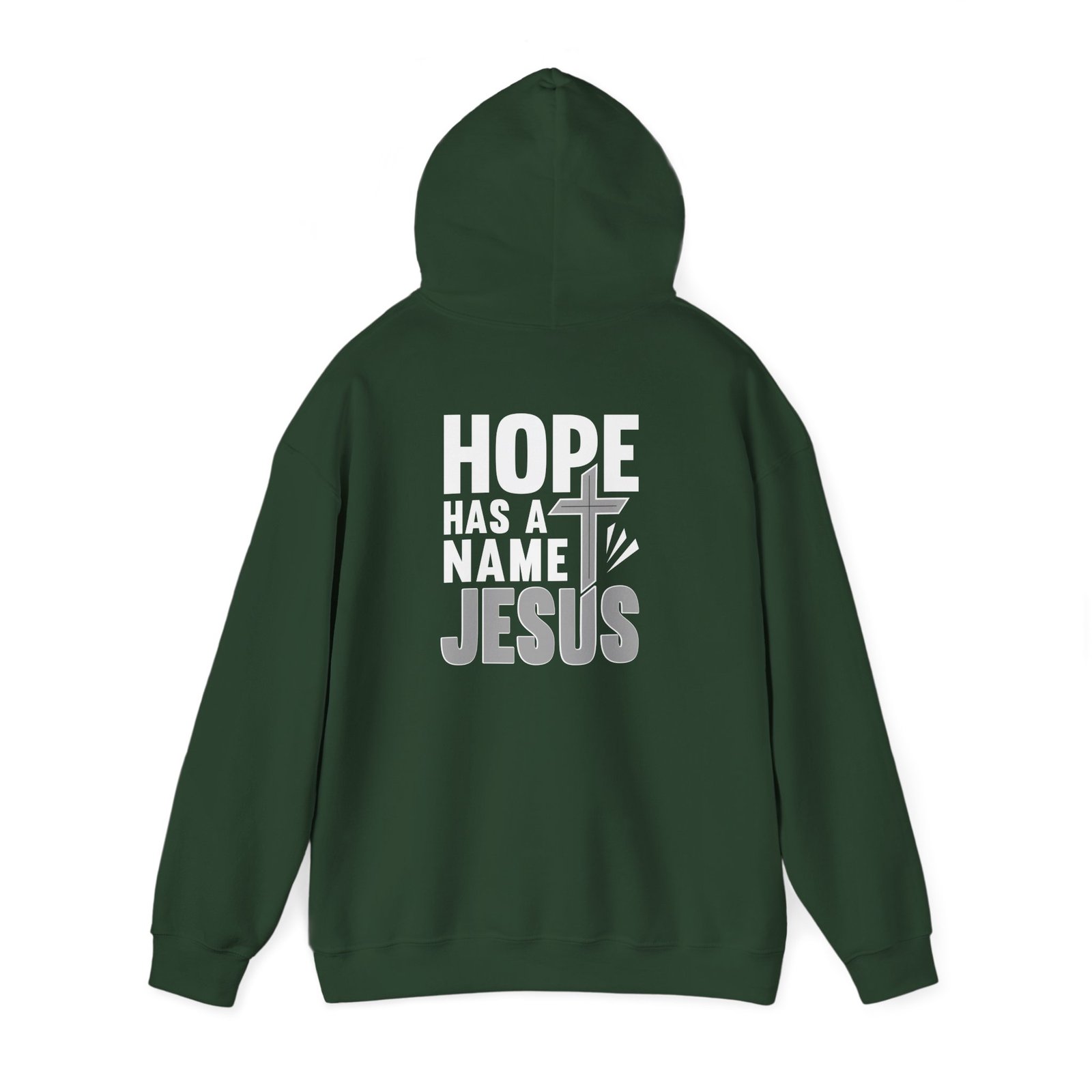 Hope has a name, Jesus - Hoodie Pullover - Image 4