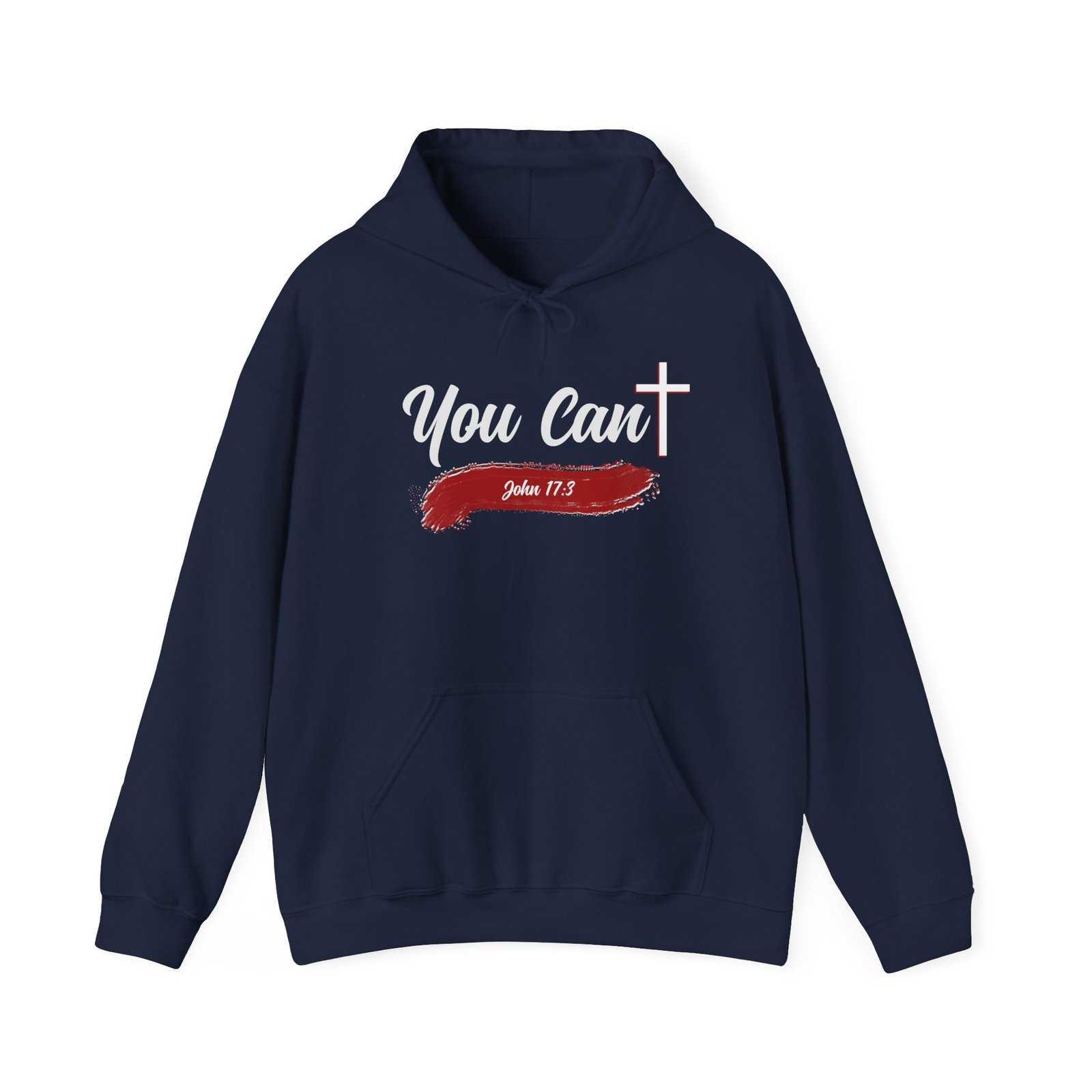 Who can know God? hoodie 2 sided with answer You can! -- Christian Faith Hoodie