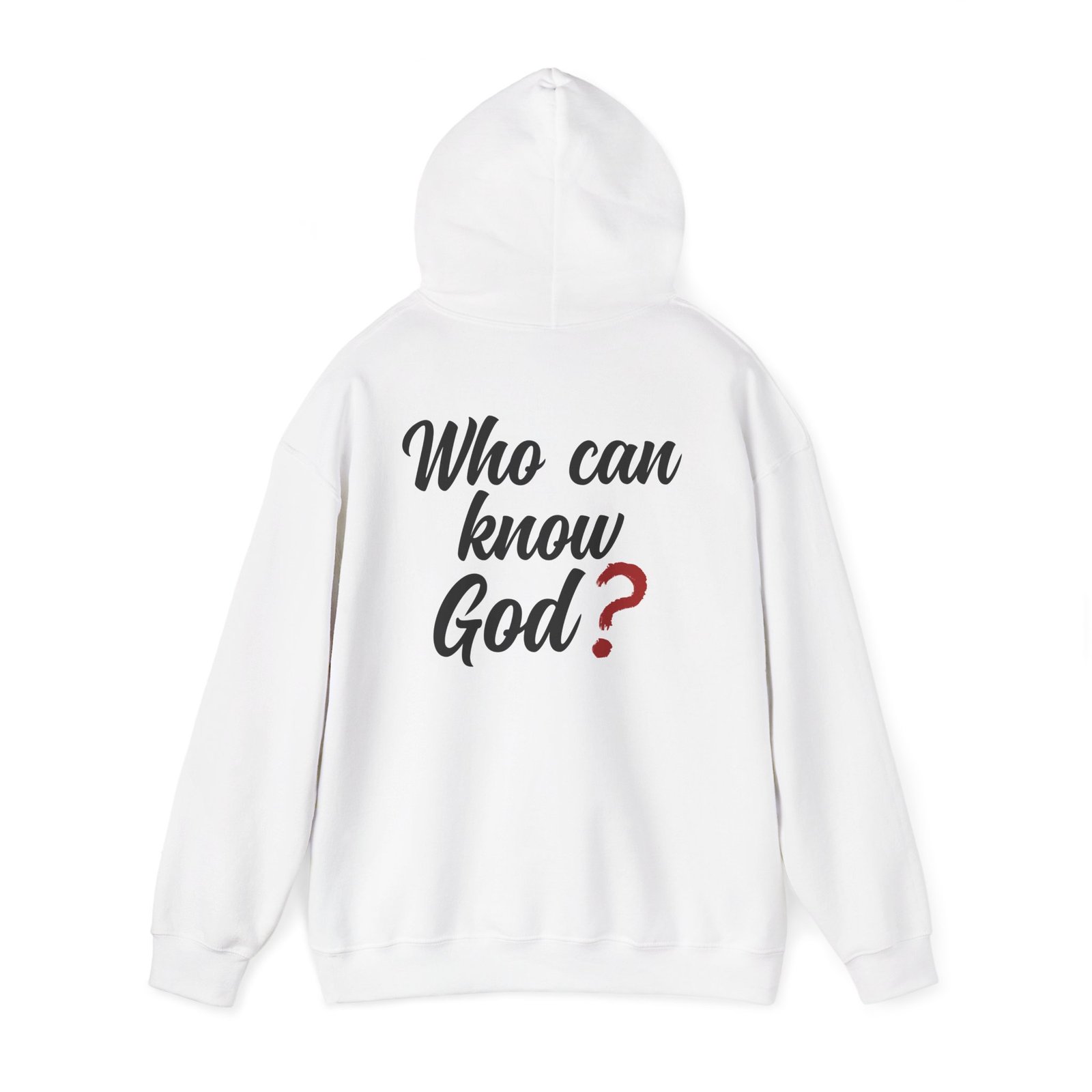 Who can know God? hoodie 2 sided with answer You can! -- Christian Faith Hoodie - Image 8