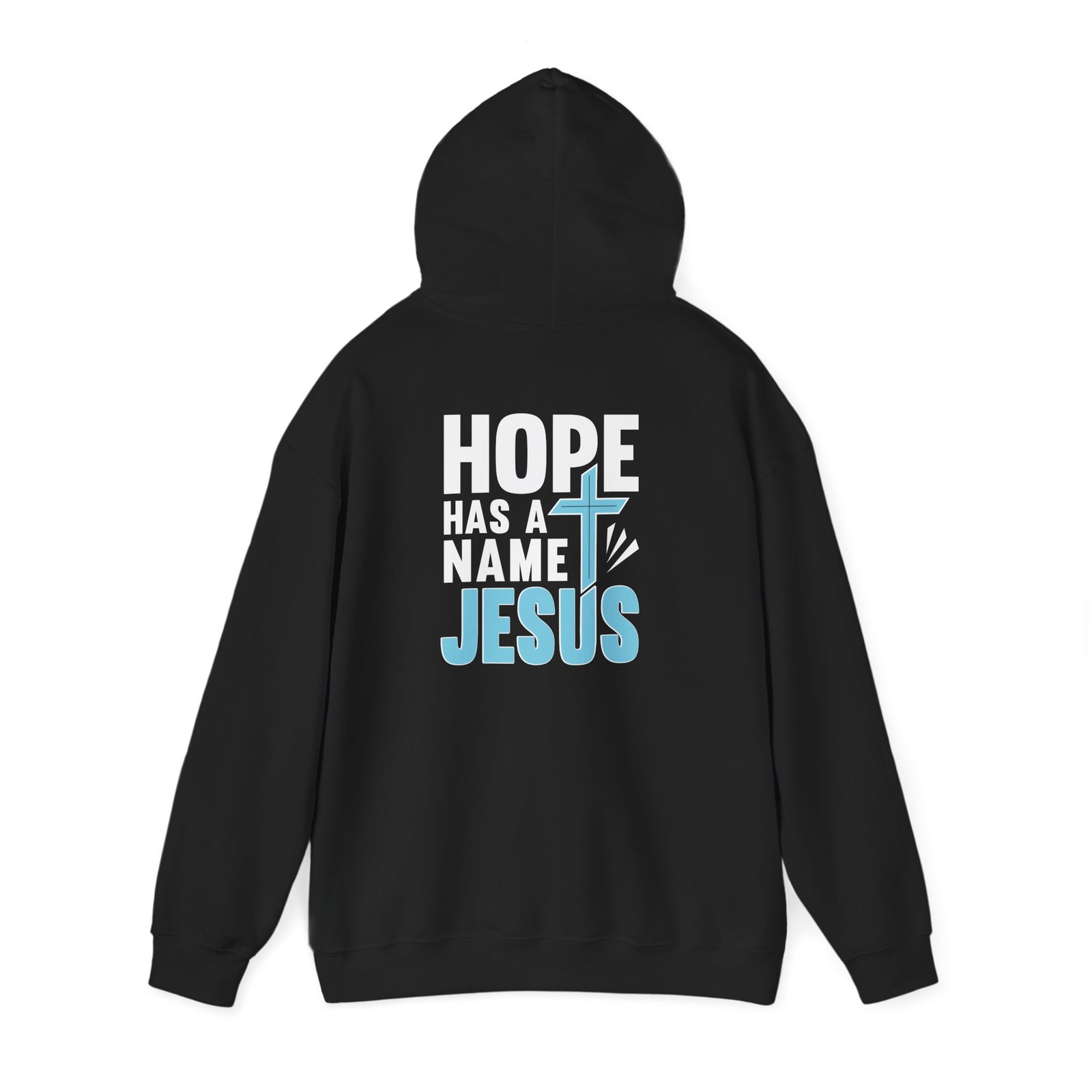 Hope has a name, Jesus - Hoodie Pullover - Image 3