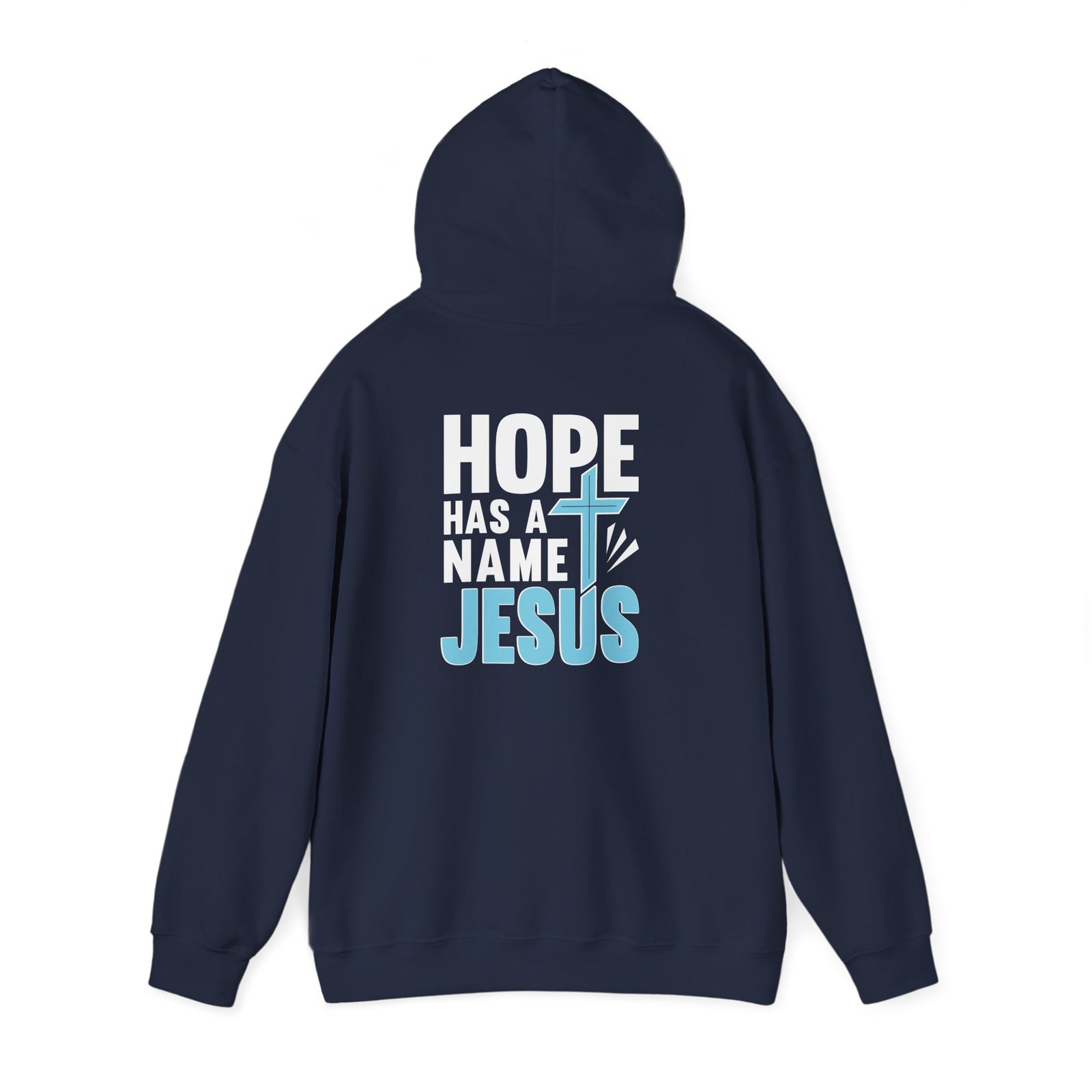 Hope has a name, Jesus - Hoodie Pullover - Image 6