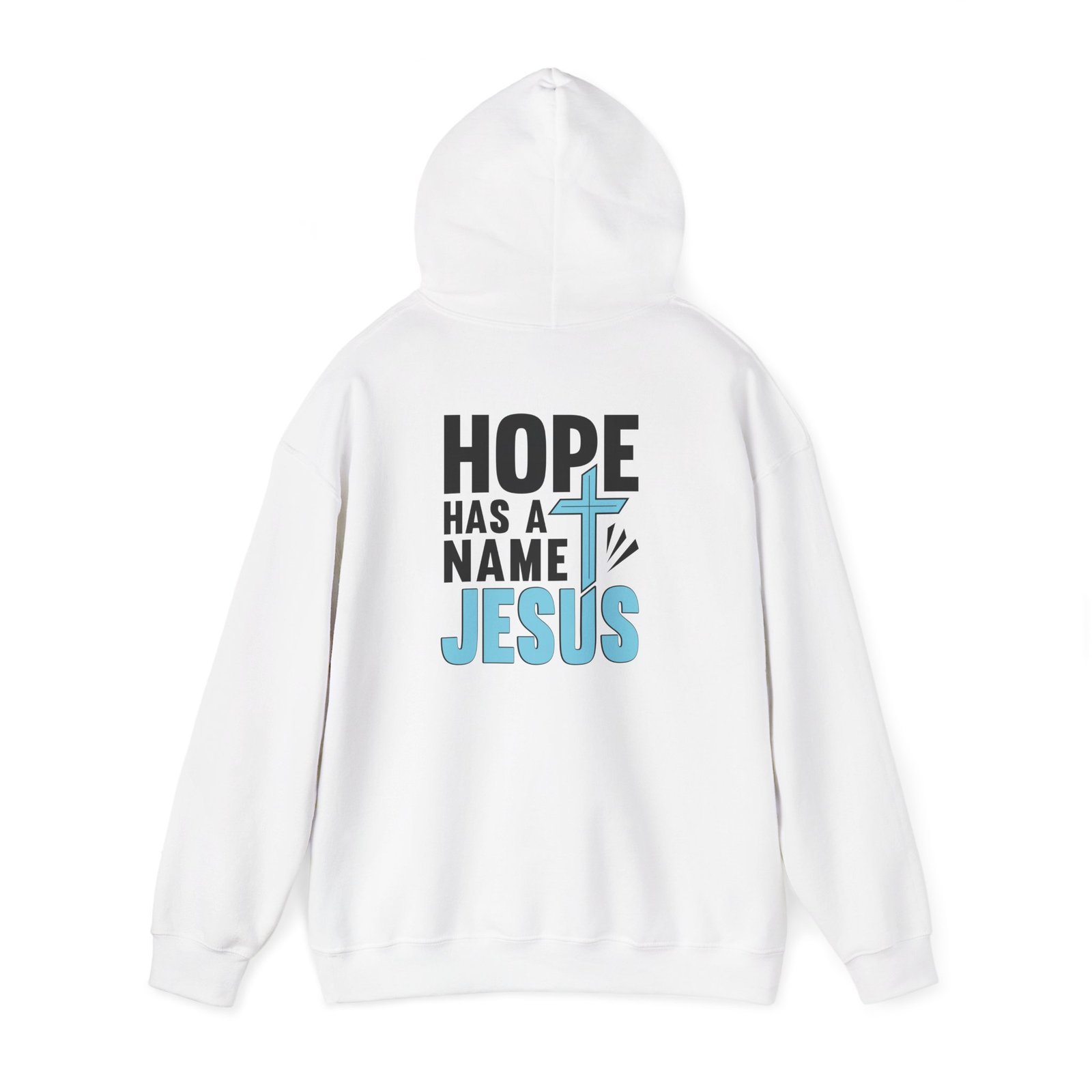 Hope has a name, Jesus - Hoodie Pullover - Image 2