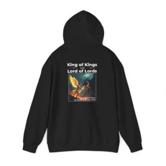Angel Painting Hoodie – "King of Kings, Lord of Lords" Religious Graphic Pullover